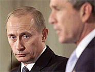 President Bush and Russian President Putin hold a joint news conference