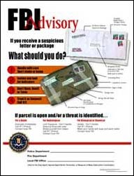 FBI advisory poster