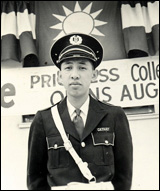 Cathay Band member Wilson Wong in his uniform.