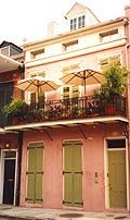 A house in the lower French Quarter