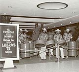 Band opens for Liberace, 1972