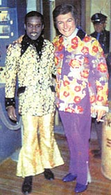 Hugh Borde, left, and Liberace